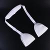 GALPADA White Mesh Arm Sling Shoulder Immobilizer for Broken Fractured Arm Reversible Elbow Support with Adjustable Strap and Thickened Pad Breathable Forearm Pouch for Men Women view 3
