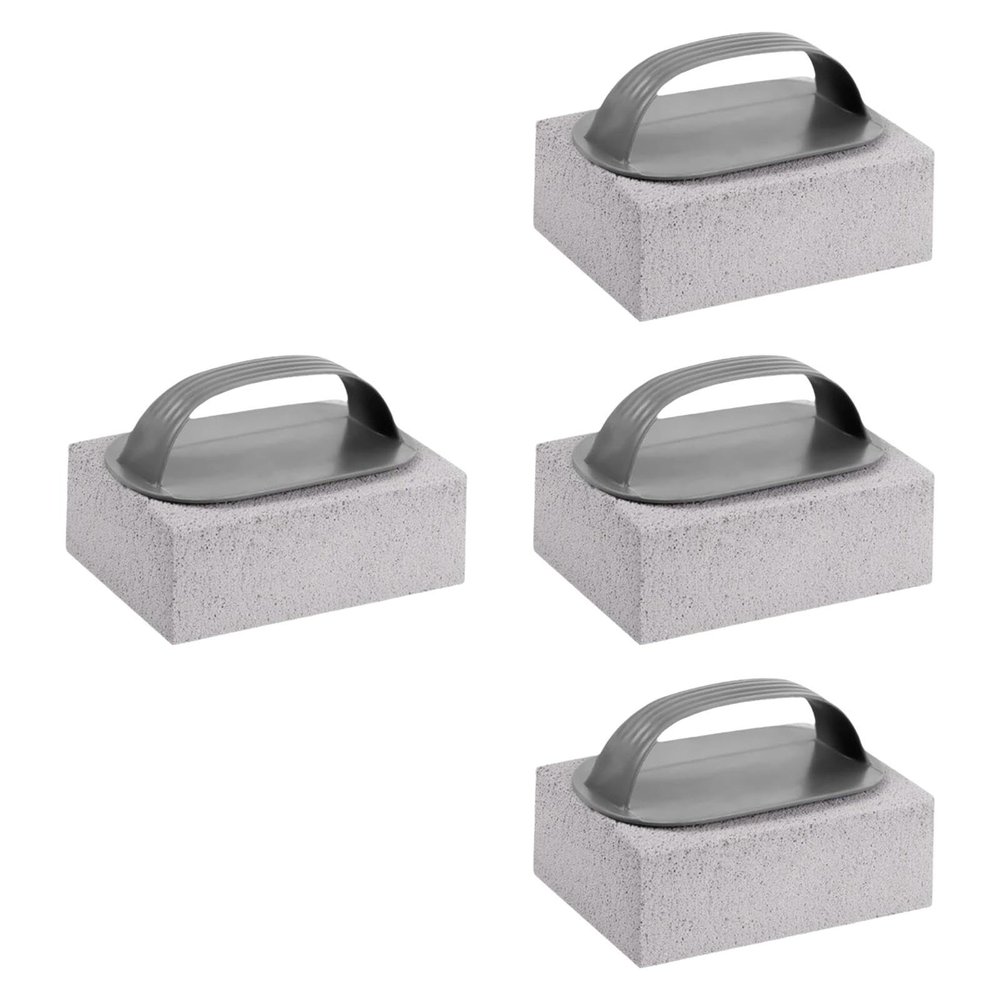 MYCENSE 4Pcs Grill Cleaner Blocks Reusable Multipurpose Commercial Grade Effectively Remove Residues and Dirty with Grip for