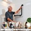 16 Inch Angled Grab Bar, iHansee L-Shaped Shower Grab Bar w/16 Inch Straight Bathroom Balance Bar, Stainless Steel Safety Handle for Seniors Elderly Injury Handicap, Matte Black view 4
