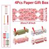 4PCS Christmas Money Gift Boxes, Christmas Money Box Cash Gift Pull, DIY Moneys Holder Crackers With Pull Tab, Candy Shape Christmascracker Moneyholder, Candy Paper Design Cash Pouch For Friends(A) view 3