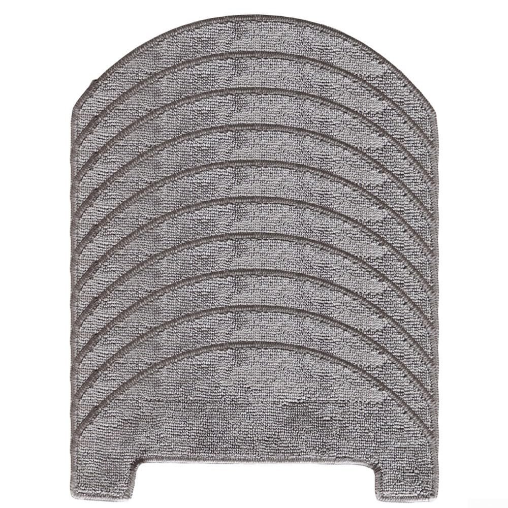 10pcs Mop Cloths For Uninell UR3 Robot Vacuum Cleaner Accessories, Washable Reusable Microfiber Mop Pads, Robot Vacuum Cleaning Cloth