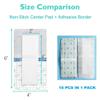 10PCS Transparent Waterproof Bandage Tape 4x6 Inch / 10 * 15cm Clear Adhesive Film Dressing with Pad for Wound Care, Tattoo Aftercare, Swimming Shower Protector Stretch Large Waterproof Film view 2