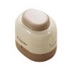 2-in-1 Pill Cutter, Adjustable 1/2 1/4 Pill Splitter with Sharp Blade, Storage Compartment Portable Safe Tablet Cutter for Tiny Small and Large Pills (Light Brown) view 1