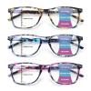 Sumkyle Progressive Multifocus Reading Glasses for Women Blue Light Block Computer Readers Stylish Spring Hinge Eyeglasses (3 Mix C5, 3.5, multiplier_x) view 1
