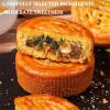 8PCS Moon Cake Pastry Gift Box,Chinese Creative Traditional Dessert,Instant Breakfast Cake,Unique Flavors,Holiday Celebrate,Family Gifts,Gift-Giving,4 Flavors Mix50g*8pcs view 4