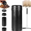 2in1 Roller Mills, Portable Swift Roll Cylinder Grinder Machine with 50 Papers with 1 LED Storage Tank, Pro Roller Electric Grinders and Cone (1 Grinder) view 1