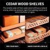 PPOIUYK 50L Humidor for Cigars, Intelligent Electronic Storage Cabinet, Holds 200-300 Cigars view 3