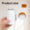 10 Pack Travel Pill Bottles - White Food Grade Plastic with Screw Caps & Labels, Small Pill Organizer for Pills, Vitamins, Capsules view 2