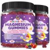 (2 Pack) Magnesium Glycinate Gummies for Kids & Adults, Sugar Free Magnesium Glycinate 400/200mg Supplement with Chamomile, Lavender, L-Theanine & GABA, B6, D3 & K2 for Relax, Brain, Immune Support view 1