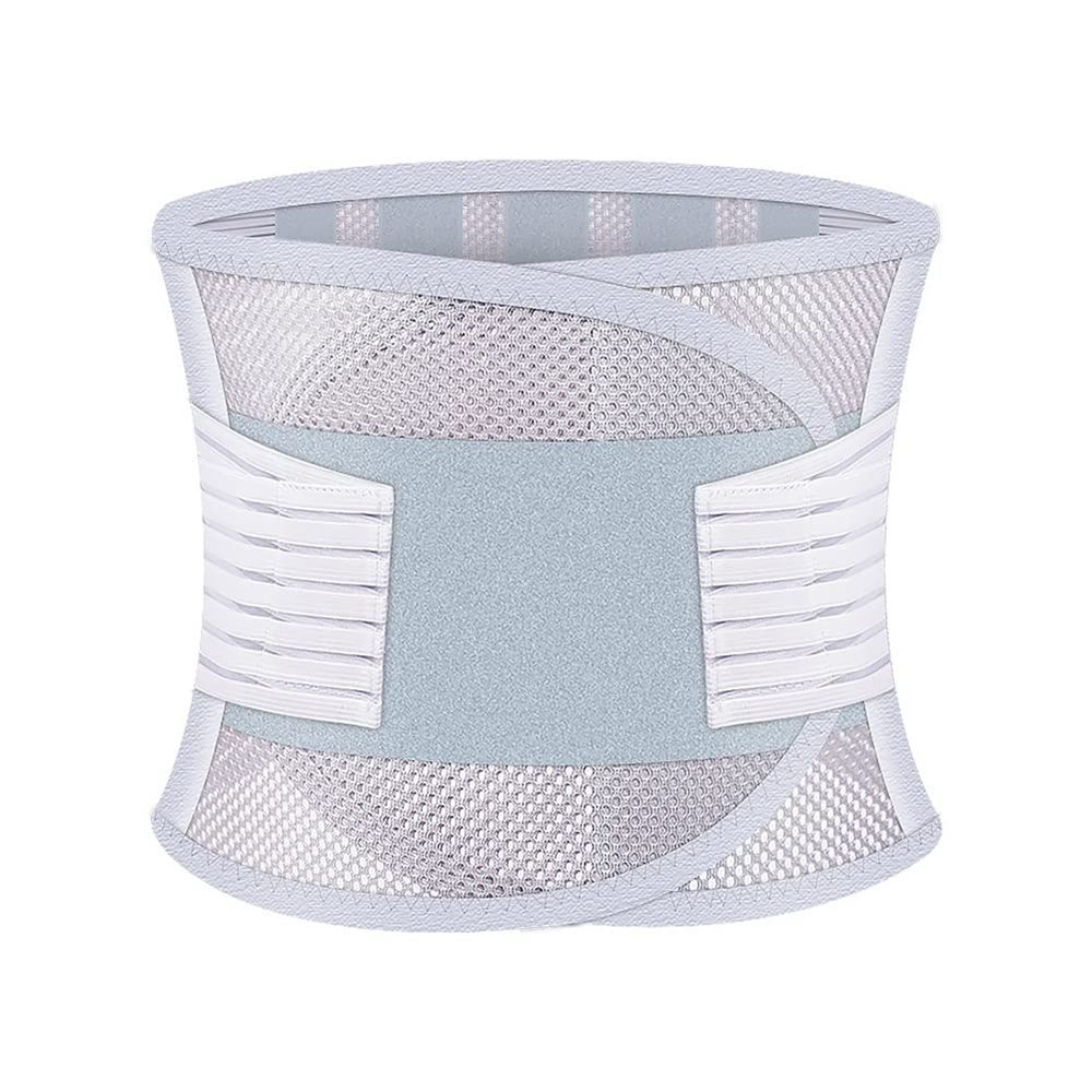 Lower Back Braces for Back Pain Relief Compression Belt for Men & Women Lumbar Support Waist Backbrace for Herniated Disc, Sciatica, Scoliosis - Breathable Mesh Design