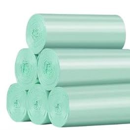 Small Trash Bags Garbage Bags,Green-8