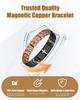 Jeracol Copper Bracelet for Men, Ultra Strength Magnetic Bracelets with 3500 Gauss Magnets - Adjustable Sizing Tool & Gift Box (Black Cross Style) view 4