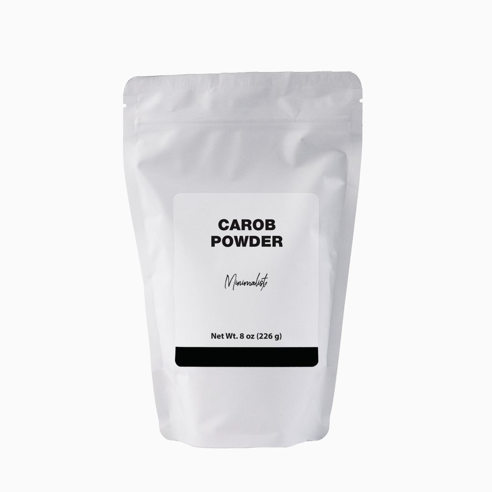 Minimalist Carob Powder, Ideal for Baking and Smoothies, Packaged for Convenience in a Resealable Bag (8 Ounce)