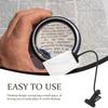FESTFENDS Flexible Desktop Magnifying Tool with Stand and Clamp Large Magnifier for Crafts Reading Cross Stitch and Elderly Use Portable Optical Loupe for Fine Detail Observation view 4