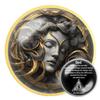 Serenity Medallion Coin Art Nouveau Goddess Collectible Symbol of Beauty, Strength & Rebirth Fantasy Art Keepsake Gift (Color Gold) view 2