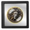 Serenity Medallion Coin Art Nouveau Goddess Collectible Symbol of Beauty, Strength & Rebirth Fantasy Art Keepsake Gift (Color Gold) view 3