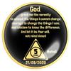 Serenity Medallion Coin Art Nouveau Goddess Collectible Symbol of Beauty, Strength & Rebirth Fantasy Art Keepsake Gift (Color Gold) view 4