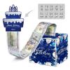 Birthday Money Box for Cash Gift with DIY StickersA Surprising Money Gift Box with Pull-Out Happy Birthday Card & 50 Cash Bags, Ideal Gift for Men, Women, and Kids All Ages view 1