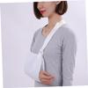 FOYTOKI Breathable Mesh Shoulder Sling with Adjustable Strap and Thumb Support Reversible Arm Immobilizer for Rotator Cuff and Elbow Relief Lightweight Airflow Design for Men and Women view 3