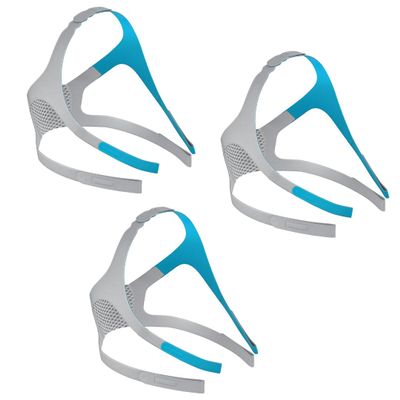 E vora Full Face Headgear- 3 Pack (Extra Large)