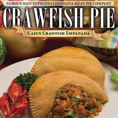 48 Large Crawfish Pies, 3.75 oz. Savory Natchitoches Style Frozen Handheld Appetizer or Family Dinner Empanadas. Bake or Fry Ready in Minutes