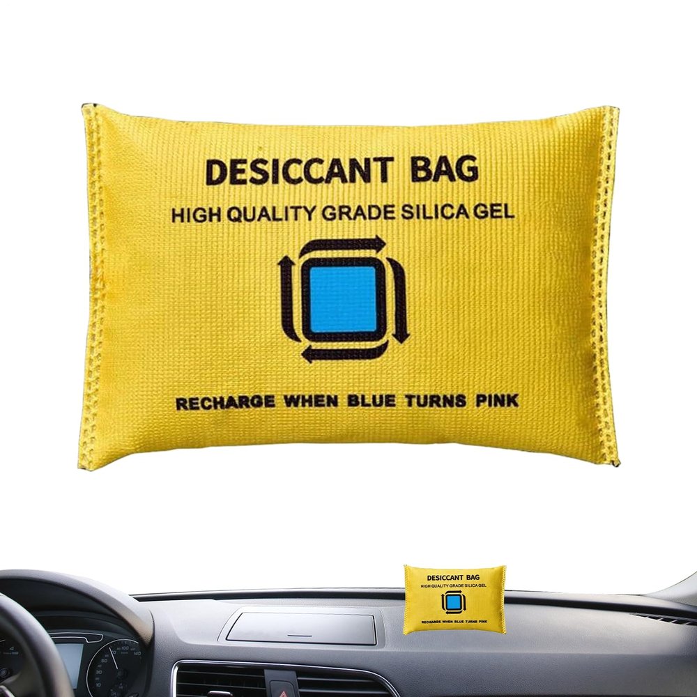 Desiccant Packs - Reusable Portable Auto Accessories | Car Dehumidifier Bags,for Wardrobes Basements Spaces Closet RV Boat Garage Cabinet Tent Clothes Box Drawers Home Living Room