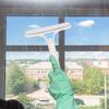 PENIKOKO Portable Window Squeegee with Hanging Multifunction Shower Glass Door Cleaner for Bathroom Mirror Car Window Easy Water and Stain Removal Tool for Home Office Salon Cleaning view 4