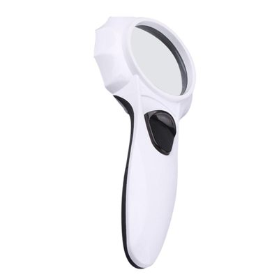 ADOCARN Handheld Magnifier with LED Lights Portable Illuminated Reading Glass for Books Newspapers Repair Lightweight Home Use