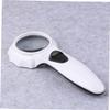 ADOCARN Handheld Magnifier with LED Lights Portable Illuminated Reading Glass for Books Newspapers Repair Lightweight Home Use view 3