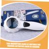 ADOCARN Handheld Magnifier with LED Lights Portable Illuminated Reading Glass for Books Newspapers Repair Lightweight Home Use view 4