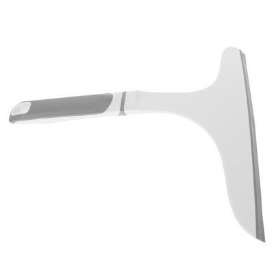 Abaodam Multifunctional Window Cleaner Squeegee for Car Windshield and Shower Screen Plastic Glass Wiper for Home Bathroom Kitchen Balcony Cleaning Tool Gray-White
