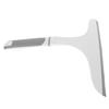 Abaodam Multifunctional Window Cleaner Squeegee for Car Windshield and Shower Screen Plastic Glass Wiper for Home Bathroom Kitchen Balcony Cleaning Tool Gray-White view 1