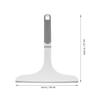 Abaodam Multifunctional Window Cleaner Squeegee for Car Windshield and Shower Screen Plastic Glass Wiper for Home Bathroom Kitchen Balcony Cleaning Tool Gray-White view 4