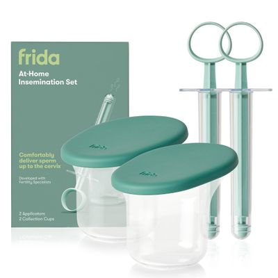 Frida Fertility At-Home Insemination Kit, Developed with Specialists for Conception Support, Easy DIY Insemination for Minimal Sperm Waste & Family Planning, 2 Applicators & 2 Collection Cups