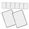 Zerodeko 8pcs Flat Magnifying Magnifier for Reading Small Prints Books Maps and Magazines Lightweight Portable Pocket-Sized Visual Aid for Seniors and Travelers view 1
