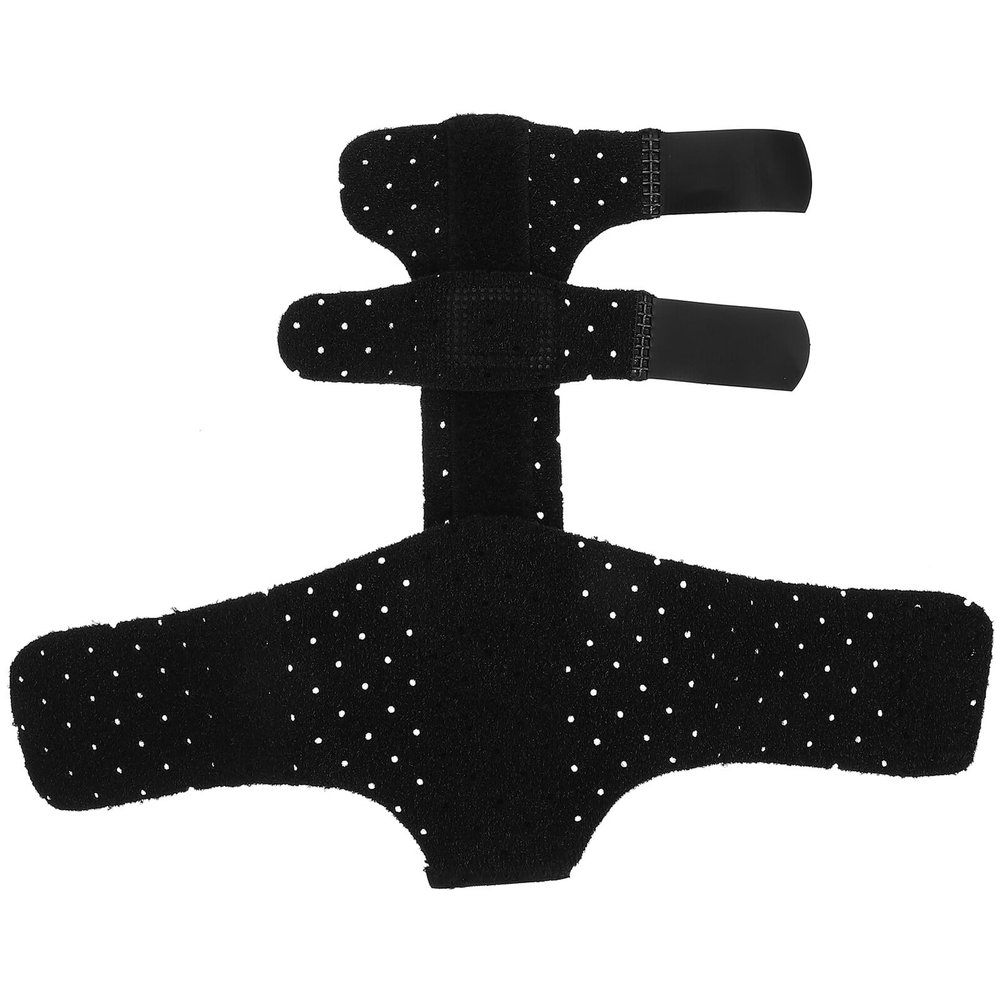 GETAJGHSD Finger Brace with Steel Plate Support Breathable Sweat-absorbing Finger Splint Suitable for Left and Right Hands Stabilizing During Sleep and Play Black