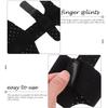 GETAJGHSD Finger Brace with Steel Plate Support Breathable Sweat-absorbing Finger Splint Suitable for Left and Right Hands Stabilizing During Sleep and Play Black view 3