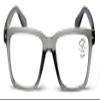 V.W.E. Men Matte Bold Progressive Reading Glasses - Clear Zero Power On Top - No Bubble or Line Reader CR16 (Grey, 2.25, x) view 3