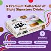 YULU FOODS Instant Latte + Cold Foam Variety Kit (8 Drinks, 8.47 oz) | DIY Caf Drink Set with Matcha & Vanilla Lattes + Strawberry, Lavender, Sweet Cream & Ube Cold Foams | Shelf-Stable, Non-Dairy view 4