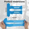 10pcs Pre-Cut Kinesiology Tapes for Shoulder, Breathable Latex-Free Athletic Strips Elastic Shoulder Kinesiology Tapes for Muscle Support & Stability view 2