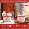 120Pcs 12 oz Mexican Paper Bowls Fiesta Ice Cream Cups Colorful Fiesta Flower Dessert Cups Disposable Soup Snack Bowls for Cinco De Mayo Mexican Party Supplies for Taco Dessert Hot or Cold Food view 4