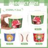 120 Pcs Baseball Party Ice Cream Cups 12oz Disposable Baseball Paper Dessert Snack Bowls Sports Theme Food Yogurt Cup Containers for Hot or Cold Food Soup Candies Birthday Baby Shower Gameday Supplies view 4
