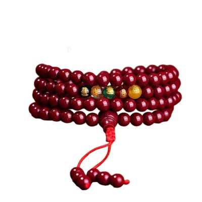 BGGJJ Cinnabar Bracelet men For Women, 108 Good Luck And Wealth Bracelet, ssdvsdavsd34