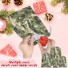 Aglebo Camouflage Dogs Reusable Christmas Gift Bag Set with Drawstring 12" x 8" Xmas Treats Bags Funny Design for Party Birthday Xmas Presents Wrapping Bags (1 Pack) view 3