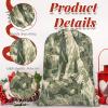 Aglebo Camouflage Dogs Reusable Christmas Gift Bag Set with Drawstring 12" x 8" Xmas Treats Bags Funny Design for Party Birthday Xmas Presents Wrapping Bags (1 Pack) view 4