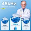Dental Ultrasonic Retainer Cleaner Machine: 45kHz Dental Cleaning Pod with Digital Timer & 200ML, Cleaning for Dentures, Mouth Guards, Aligners, Night Guards, Braces, Toothbrush Heads & Jewelry, Green view 3