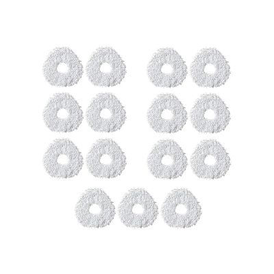15Pcs Reusable Mop Pad HIM Microfiber Cloth, Washable, 100+ Washes Fit For T10 Robot Sweeping Accessories