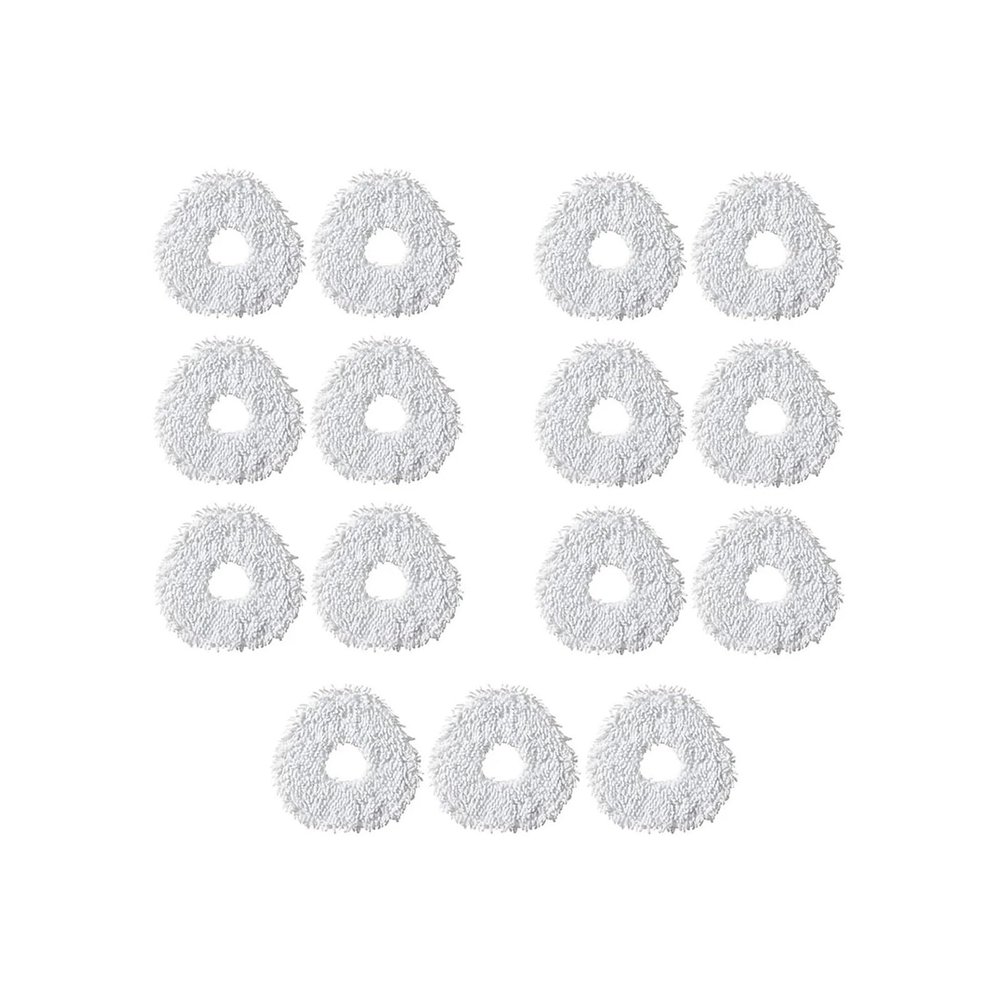 15Pcs Reusable Mop Pad HIM Microfiber Cloth, Washable, 100+ Washes Fit For T10 Robot Sweeping Accessories