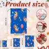 Aglebo Astronaut Dog Bone Ball Reusable Christmas Gift Bag Set with Drawstring 16" x 12" Xmas Treats Bags Funny Design for Party Birthday Xmas Presents Wrapping Bags (1 Pack) view 2