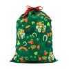 Czvixsa Green Gift Bag Reusable Drawstring Gift Wrapping Bag For Holiday Party Wedding 11.8" x 15.8" view 1